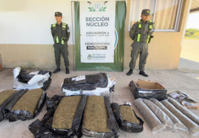 El Juzgado Federal de Concordia secuestró cerca de 120 kilos de droga mediante entregas vigiladas en enero