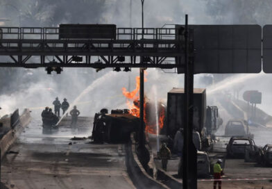 Un camión que transportaba gas explotó en medio de una autopista en Chile: hay 4 muertos y 17 heridos