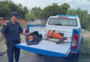 Encuentran dos palas y una motosierra en un descampado que fueron denunciadas como robadas