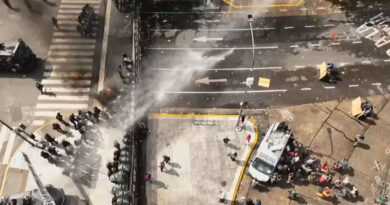 El Gobierno nacional denunció a manifestantes de la marcha contra la reforma laboral