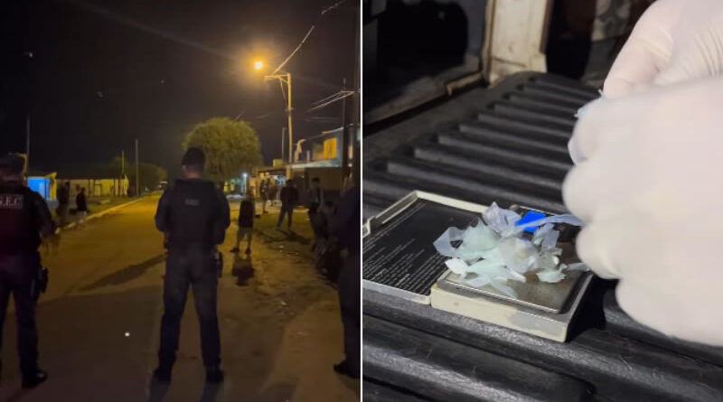 Interceptaron a varias personas en la vía pública con droga y dinero en efectivo