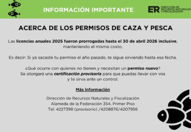 Brindan información sobre permisos de caza y pesca ante la proximidad de Semana Santa