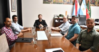 EL MUNICIPIO Y EL COLEGIO DE INGENIERÍA SE REUNIERON POR EL PLAN DE INFRAESTRUCTURA Y DESARROLLO