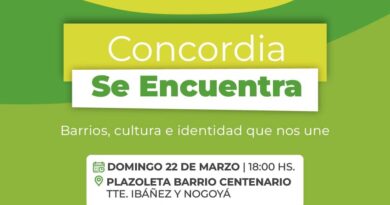 LANZAMIENTO DEL CICLO CULTURAL “CONCORDIA SE ENCUENTRA”