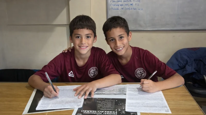 Dos hermanos concordienses fichados por Lanús