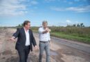 El gobernador recorrió las obras de la ruta provincial 51 en Larroque