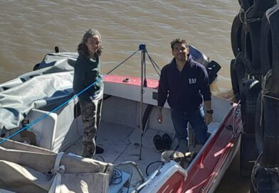 Héroe en el puerto de Federación: Un electricista naval rescató a una mujer que se arrojó al agua
