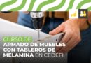 LA MUNICIPALIDAD IMPULSA UN CURSO DE ARMADO DE MUEBLES EN CEDEFI