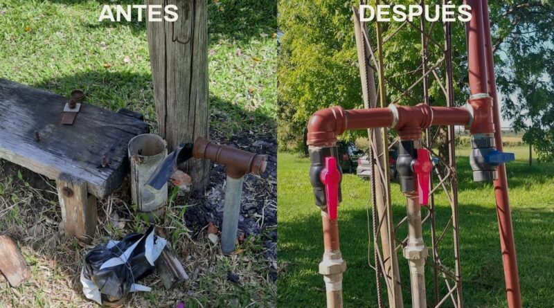 Se concretó la mejora del sistema de agua potable en una escuela de Feliciano