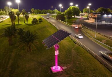 Cómo es y dónde queda la primera ruta iluminada 100% con energía solar en la Argentina
