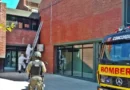 Personal de Bomberos Voluntarios debió trabajar en un edificio cercano a la Represa