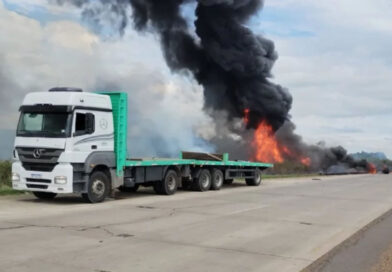 Ordenaron la detención del chofer que salvó su vida en el choque seguido de incendio en la ruta 14