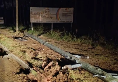 Un choque contra un poste provocó un corte de energía en la zona norte de Concordia