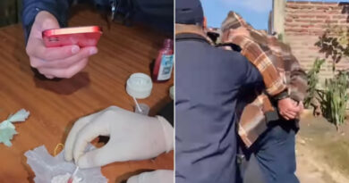 Buscaban elementos robados y terminaron secuestrando un centenar de envoltorios y piedras de cocaína