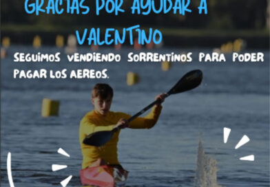 Joven remero concordiense vende sorrentinos y busca apoyo para representar a la Argentina en Eslovaquia
