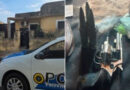 Amenazó con un arma a operarios de Telecom y terminó con un allanamiento que reveló drogas