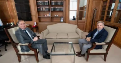 Santilli recibió a Frigerio en su plan de acordar con los gobernadores una reforma electoral