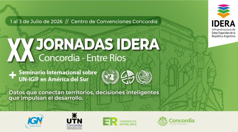 JORNADAS IDERA 2026: SE REALIZARÁ UN TALLER SOBRE GESTIÓN DE RIESGO DE DESASTRES