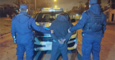 Detuvieron a un hombre mientras cortaba cables del alumbrado público
