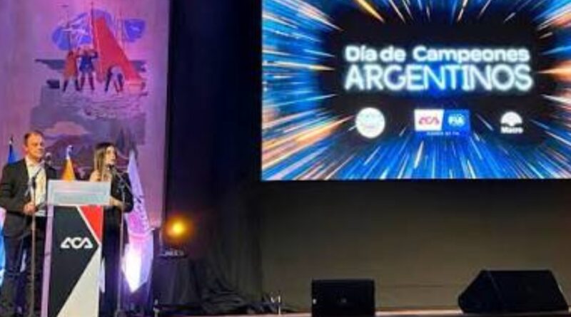 Entre Ríos acompañó el reconocimiento a los campeones del automovilismo argentino