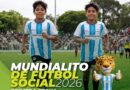 CON LA PARTICIPACIÓN DE NIÑOS DE DISTINTOS BARRIOS SE REALIZARÁ EL “MUNDIALITO DE FÚTBOL SOCIAL 2026”