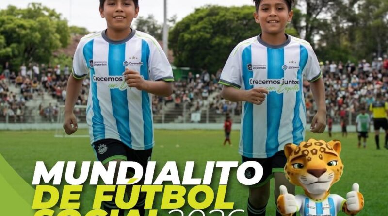 CON LA PARTICIPACIÓN DE NIÑOS DE DISTINTOS BARRIOS SE REALIZARÁ EL “MUNDIALITO DE FÚTBOL SOCIAL 2026”