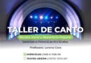 LA SUBSECRETARÍA DE EDUCACIÓN Y CULTURA ABRE INSCRIPCIONES PARA EL TALLER DE CANTO
