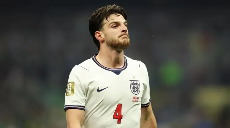 Alerta en Inglaterra: Declan Rice fue aislado por un virus y es duda para los cuartos ante Noruega
