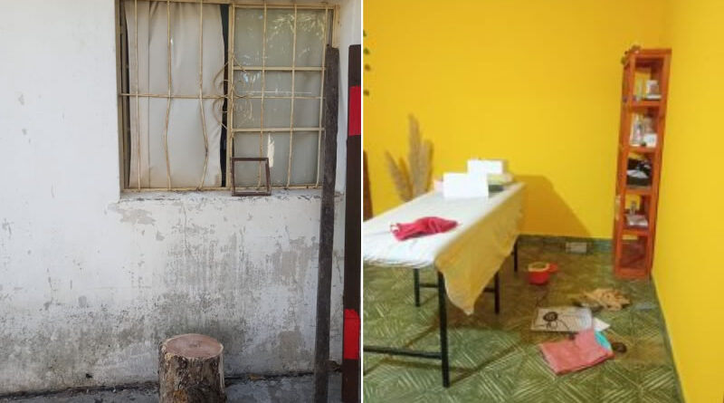 Delincuentes desvalijaron una peluquería tras ingresar por una ventana