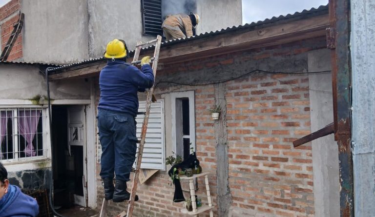 Un niño de 6 años jugaba con un encendedor y provocó un incendio en una vivienda de Concordia
