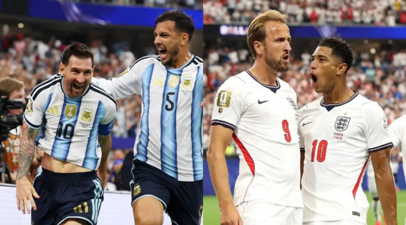 Argentina e Inglaterra, cara a cara por sexta vez en los mundiales