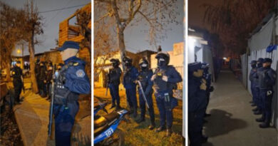 Secuestraron cocaína y detuvieron a siete personas tras una serie de allanamientos