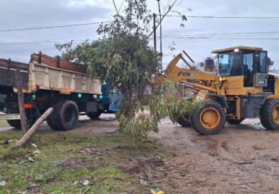 AZCUÉ SUPERVISÓ EL OPERATIVO MUNICIPAL Y CONTINÚA LA ASISTENCIA A LAS FAMILIAS AFECTADAS POR EL TEMPORAL