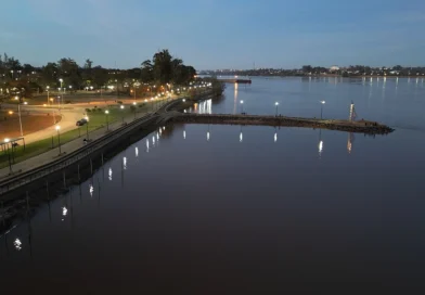La CTM Salto Grande precisó como seguirá el comportamiento del desbordado río Uruguay