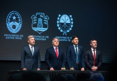 Frigerio asumió la presidencia pro tempore de la Región Centro