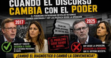 Las contradicciones del peronismo entrerriano: de impulsar reformas previsionales a rechazarlas desde la oposición