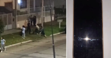 La Policía disolvió una pelea en la vía pública tras una presunta sustracción de un celular