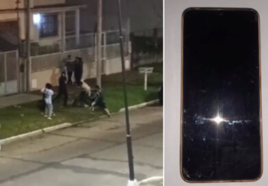 La Policía disolvió una pelea en la vía pública tras una presunta sustracción de un celular