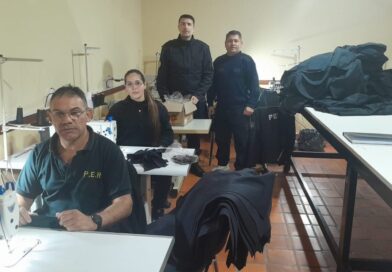 Con mano de obra policial, Concordia ya fabrica los uniformes sin costo para sus efectivos y proyecta expandirse a la región