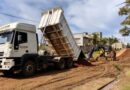 SE INICIARON LOS TRABAJOS DE PAVIMENTACIÓN EN CALLE SAN JUAN Y AVANZAN EN 6 DE CABALLERÍA