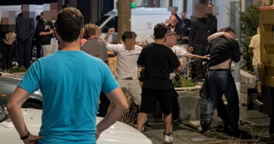 Jóvenes se enfrentaron a golpes al salir de una fiesta en un salón municipal