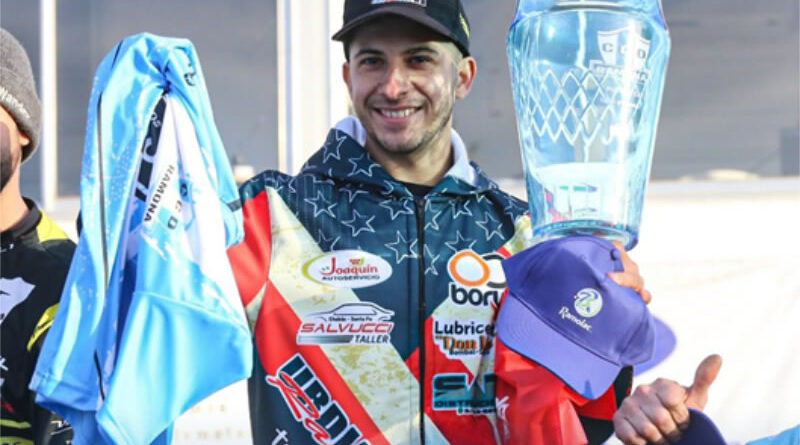 El piloto concordiense Juan José Coduri busca apoyos para competir en el Campeonato Italiano de Flat Track