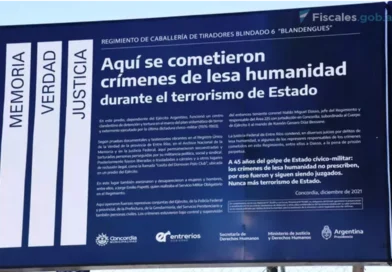 Concordia reinstalará el cartel de “Sitio de Memoria”