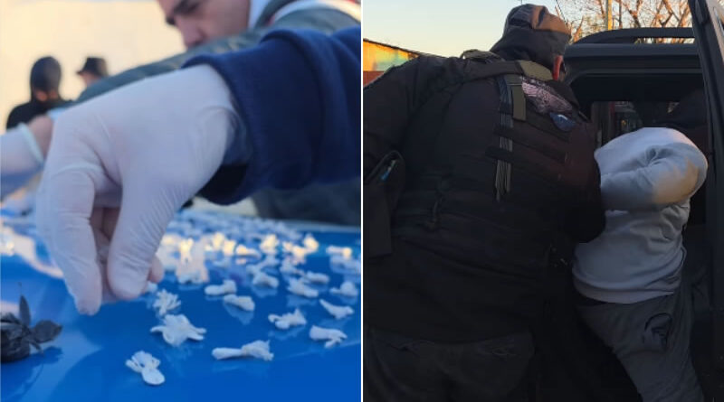Detuvieron a un hombre con 150 envoltorios de cocaína y marihuana en barrio Constitución
