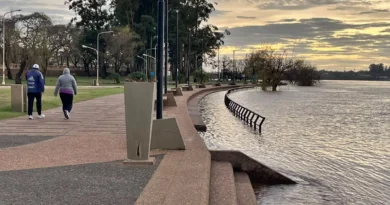 Durante la creciente robaron varios metros de cable y luminarias en la Costanera de Concordia