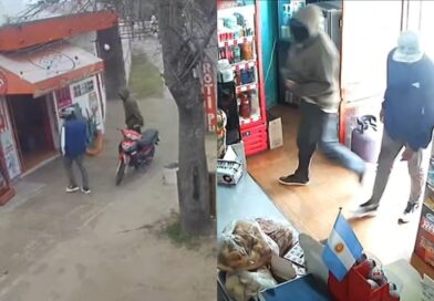 Dos delincuentes asaltaron a mano armada un drugstore en el barrio La Bianca