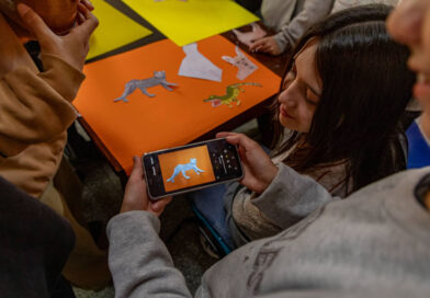 Los estudiantes que ilustraron la fauna de la octava edición del Ficer participaron de un taller de stop motion