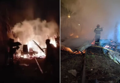Una casilla se incendió durante la madrugada y solo hubo daños materiales