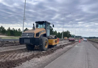 RUTA 015: El detalle de los trabajos que se realizan en el camino al lago y la represa
