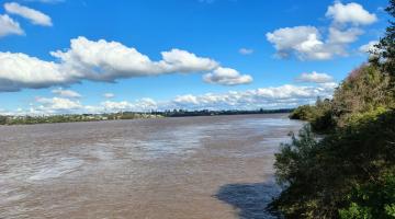 ALTURA DEL RÍO URUGUAY FRENTE AL PUERTO DE CONCORDIA